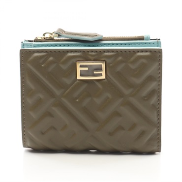 フェンディ スリムバゲット FF柄 二つ折り財布 財布 レディース 8M0506AT00F1PQH