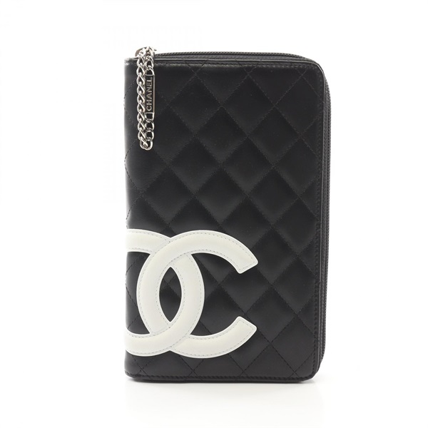 シャネル(CHANEL)シャネル カンボンライン ラウンド長財布 財布