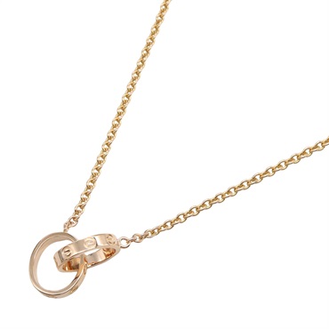 h*l様 カルティエ　AU750 レディースネックレス　難あり カルティエ(CARTIER)カルティエ ベビーラブ ネックレス