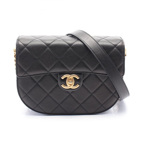 ※プロフ必須※てらです。CHANEL マトラッセ　黒ショルダーバッグ 楽天市場】シャネル☆マトラッセ 30 チェーンショルダーバッグ デカ