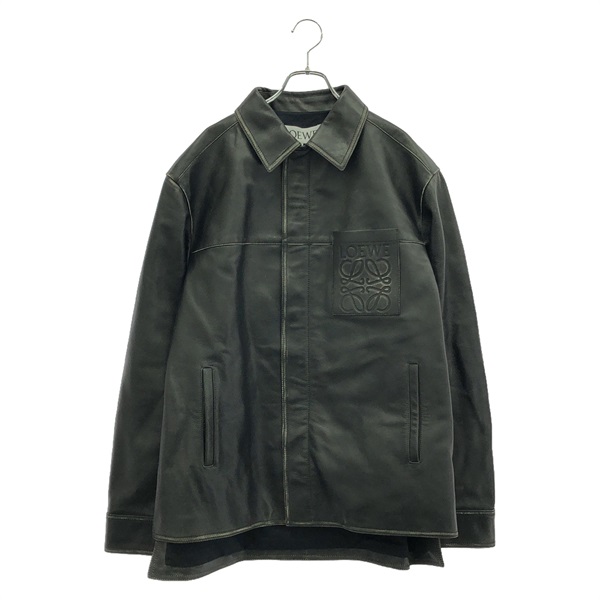 ロエベ オーバーシャツ 革ジャン 衣料品 アウター メンズ H526Y34L07110050