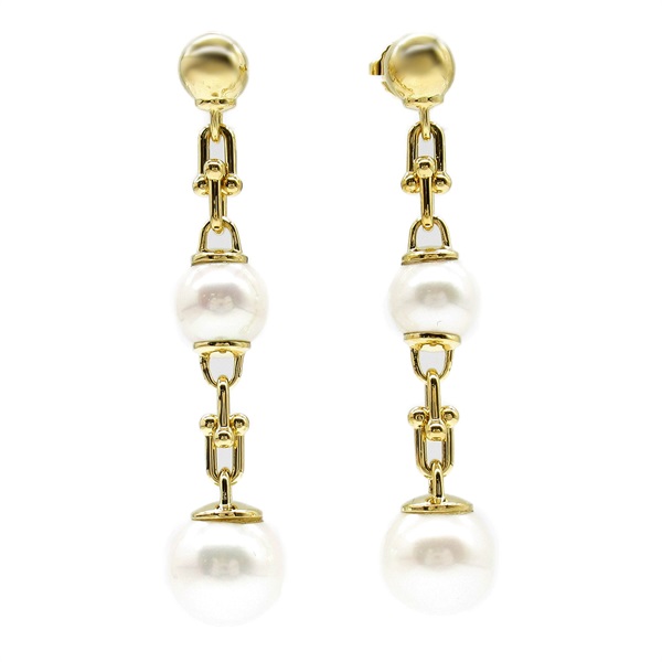 ティファニー トリプルドロップリンク パール ピアス ピアス ジュエリー レディース