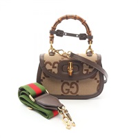 グッチ(GUCCI)グッチ バンブー 19477 ジャンボGG ハンドバッグ バッグ  