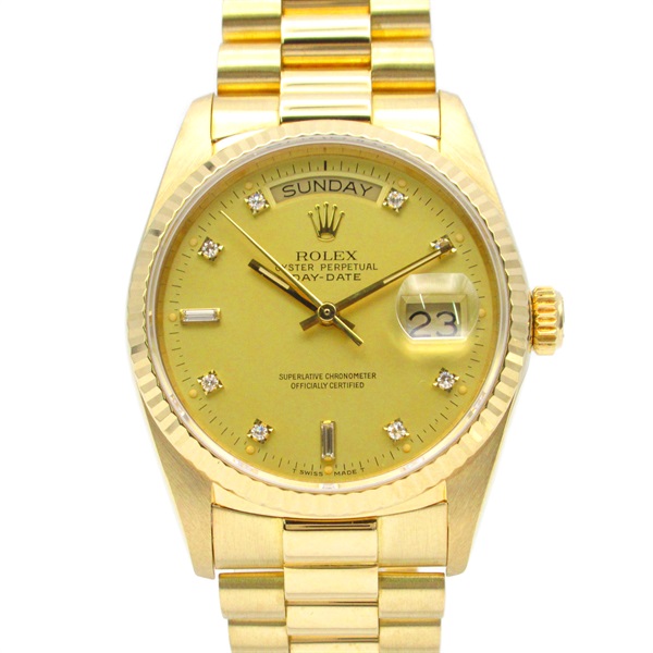ロレックス デイデイト 10Pダイヤ 93番 腕時計 時計 メンズ 18038A