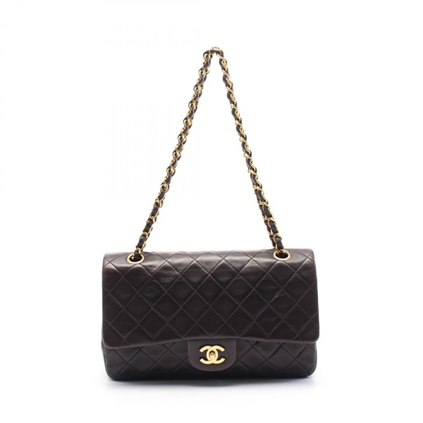 シャネル マトラッセ Wフラップ ショルダーバッグ バッグ レディース A01112