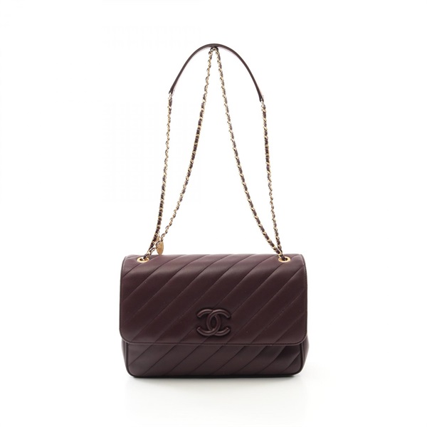 シャネル CHANEL バイアスステッチ ショルダーバッグ バッグ キャビアスキン(グレインドカーフ) レディース レッド系 【中古】 楽天市場】シャネル CHANEL バイアスステッチ ショルダーバッグ バッグ