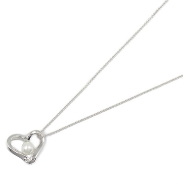 ミキモト K14 ネックレストップ あこや 真珠 ハート 透かし 3568 ミキモト K14 ネックレストップ あこや 真珠 ハート 透かし 3568