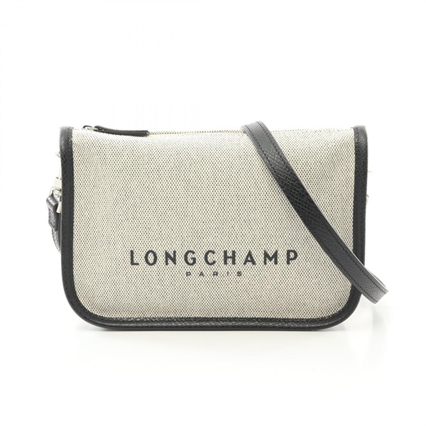 ロンシャン Longchamp エッセンシャル S クロスボディバッグ ショルダーバッグ バッグ ファブリック レザー レディース ベージュ系 / ブラック系 10301HSG037 【新品】 ロンシャン(Longchamp)ロンシャン エッセンシャル S クロスボディ