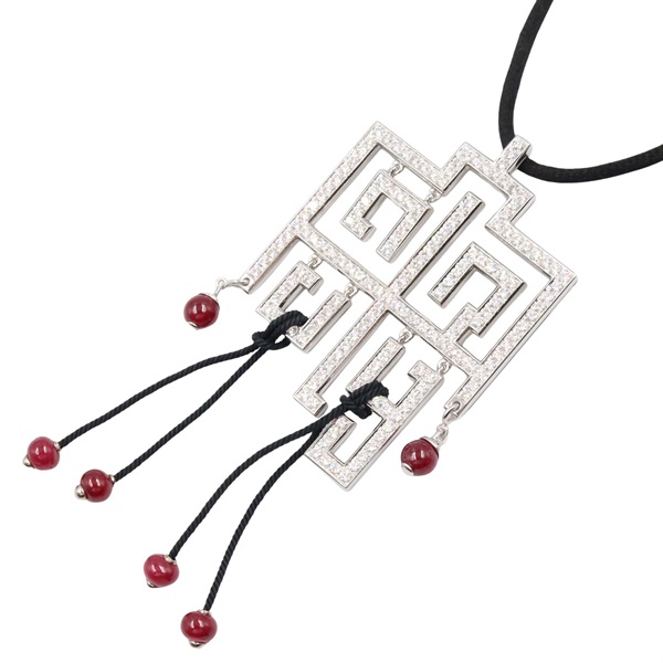 カルティエ(CARTIER)カルティエ ドラゴン ウィッシュノット ネックレス 
