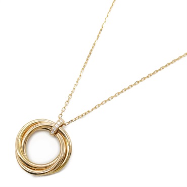 カルティエ(CARTIER)カルティエ トリニティネックレス パヴェ