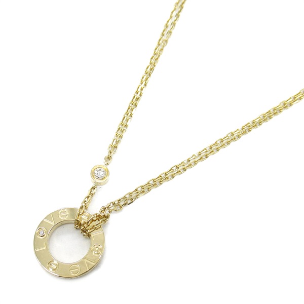 カルティエ ラブサークル ネックレス 1PD ネックレス ジュエリー レディース