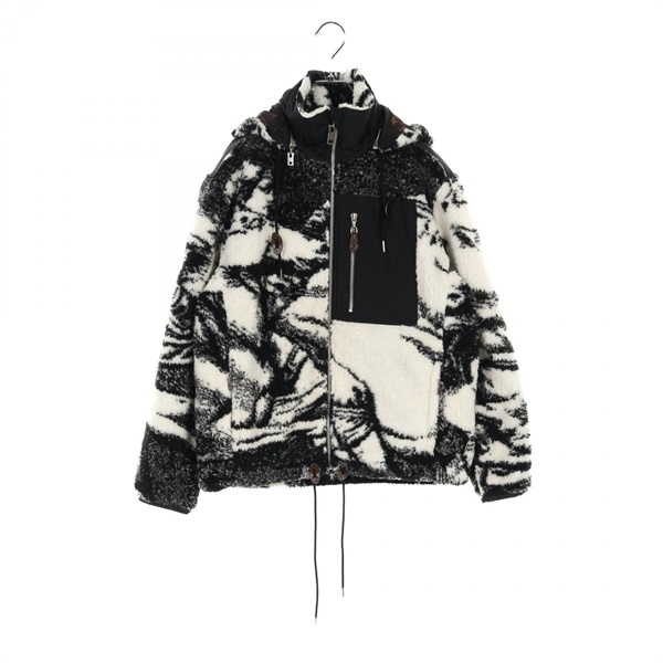 ルイ・ヴィトン LOUIS VUITTON × FORNASETTI ボア パーカー 衣料品 トップス メンズ RW212BHZ1FLVE75