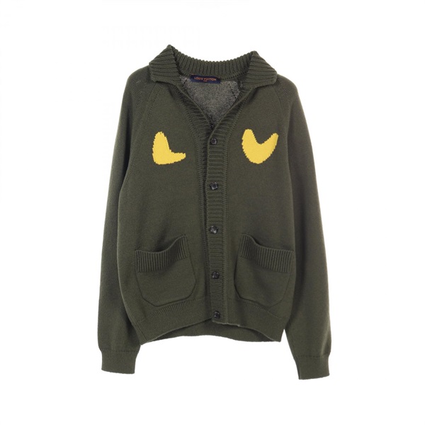 ルイ・ヴィトン LOUIS VUITTON × NIGO ソフィストケイティド タイガー カーディガン 衣料品 トップス メンズ RM221M JN7 HMN03W