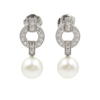 カルティエ(CARTIER)カルティエ イマリア パール ダイヤ ピアス ピアス  