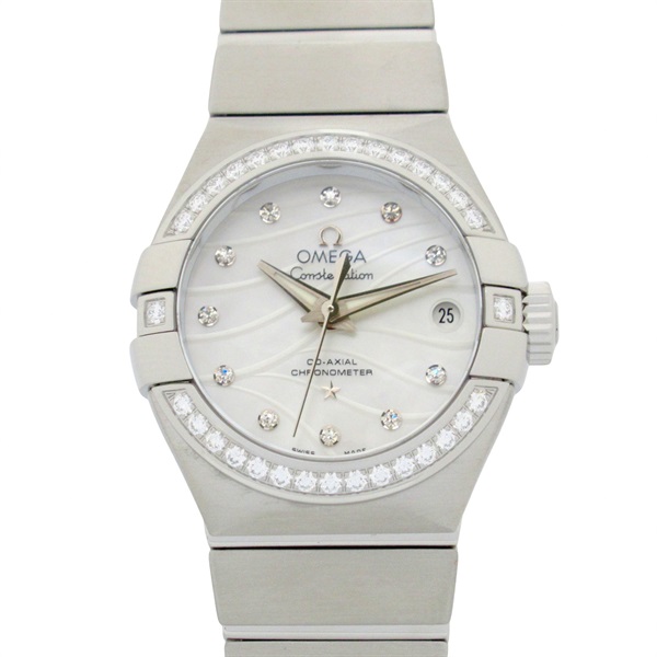 オメガ コンステレーションプリュム 11P/ベゼルダイヤ 腕時計 時計 レディース 123.15.27.20.55.002