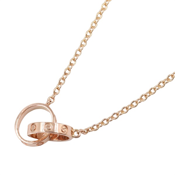 ベビーラブ ネックレス K18 PG ピンクゴールド カルティエ Cartier ベビーラブネックレス K18ピンクゴールド