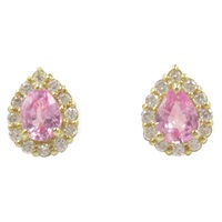 ジュエリー(JEWELRY)ジュエリー ピンクサファイア ダイヤモンド ピアス  
