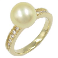 ジュエリー(JEWELRY)ジュエリー アコヤパール ダイヤモンド リング  