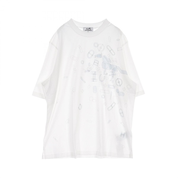 エルメス(HERMES)エルメス FRAGMENTS EQUESTRES カットソー 衣料品  