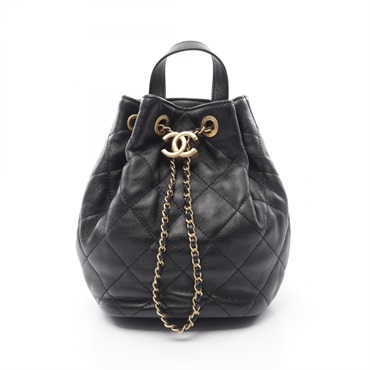 【極美品】シャネル　パールロゴ リュック　バックパック　マトラッセ 楽天市場】シャネル マトラッセ リュックの通販