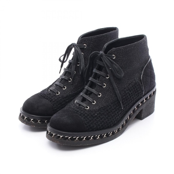 シャネル マトラッセ ブーツ 靴 レディース