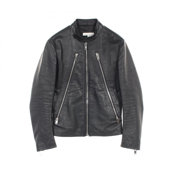 ジャケット・アウター 2019aw Maison Margiela Leather Hoodie メゾンマルジェラ14(Maison Margiela 14)メゾンマルジェラ14 5ZIP 革