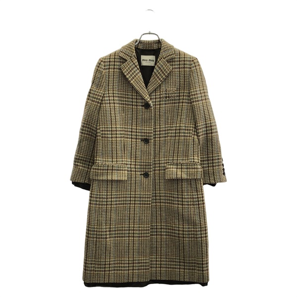 Miu Miu wool food coat ミュウミュウ ウールコート 42 ミュウ ミュウ(Miu Miu)ミュウ ミュウ コート その他コート 衣料品