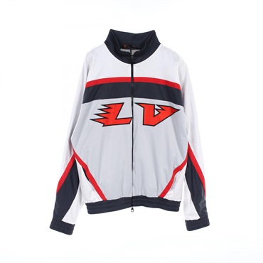 ルイヴィトン エンベリッシュドLVグラフィックホッケートラックブルゾン メンズM ルイ・ヴィトン(LOUIS VUITTON)ルイ・ヴィトン エンベリッシュドLV