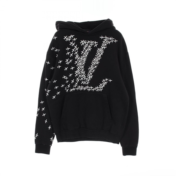 「希少」LOUIS VUITTON プレーン プリンテッド フーディ パーカー ルイ・ヴィトン(LOUIS VUITTON)ルイ・ヴィトン LVプレーンプリンテッド