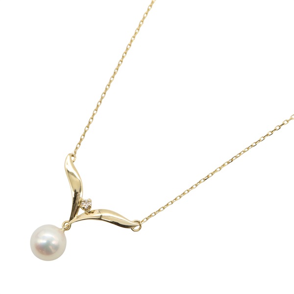 ミキモト パール ダイヤ  ネックレス ネックレス ジュエリー レディース