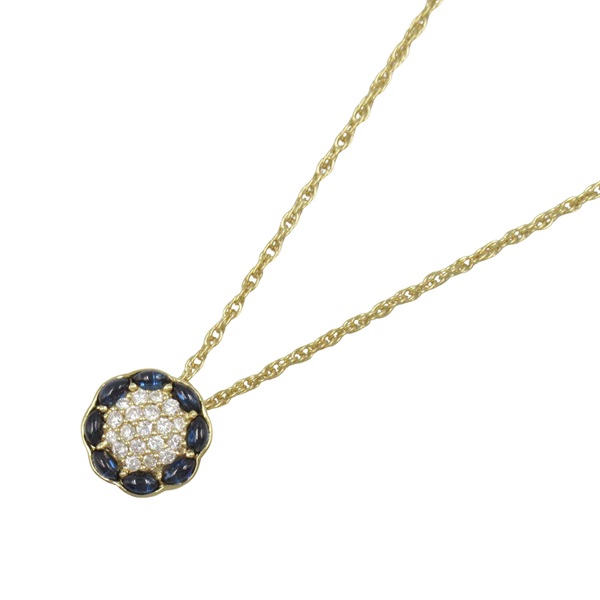 ジュエリー(JEWELRY)ジュエリー ダイヤ サファイア ネックレス 