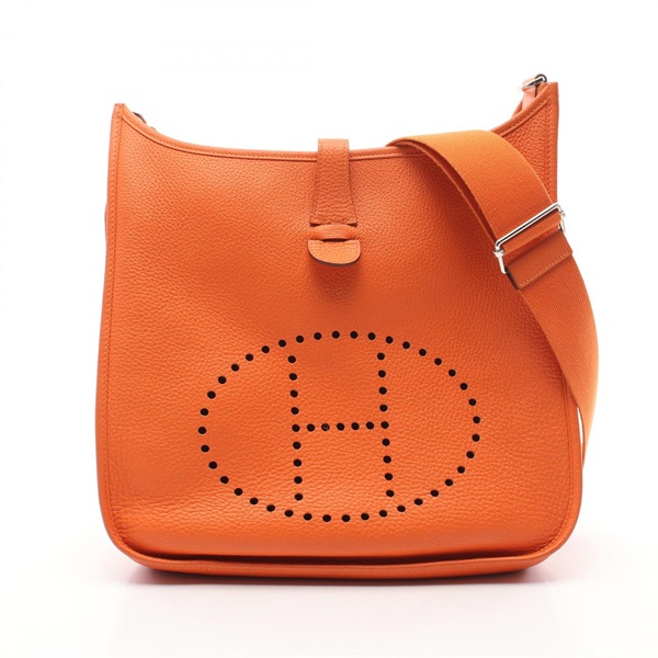 エルメス(HERMES)エルメス エルメス エヴリン3GM オレンジ ショルダー 