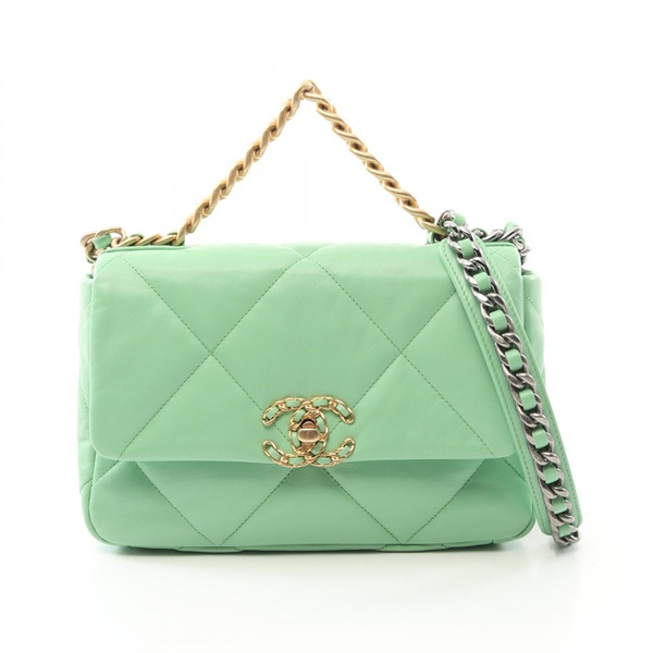 シャネル 19 ディズヌフ マトラッセ ショルダーバッグ バッグ レディース AS1160