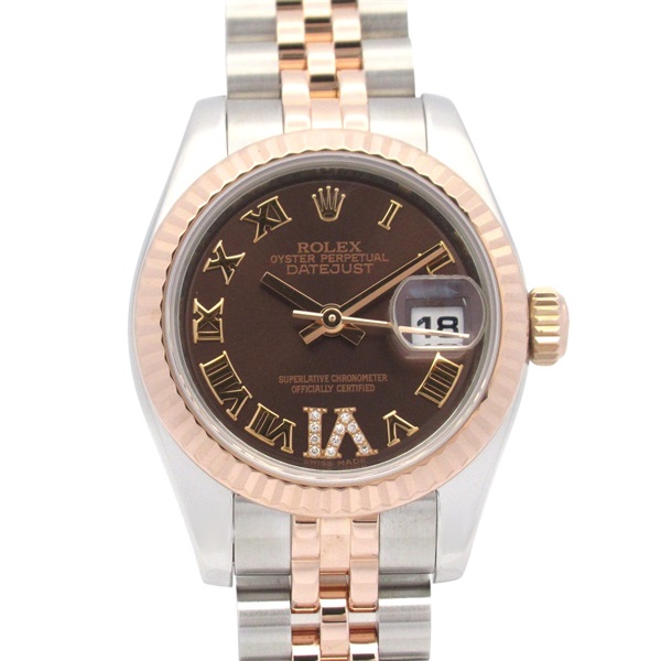 ロレックス デイトジャスト VIダイヤ G番 腕時計 時計 レディース 179171