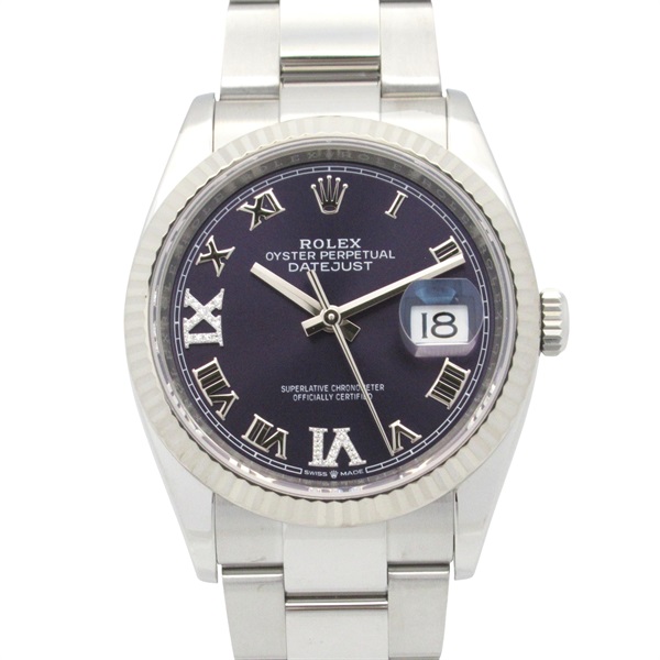 ロレックス デイトジャスト VI・IXダイヤ ランダム番 腕時計 時計 メンズ 126234