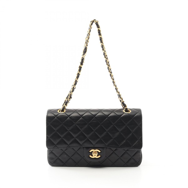 シャネル マトラッセ Wフラップ ショルダーバッグ バッグ レディース A01112