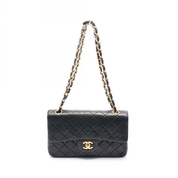 シャネル マトラッセ Wフラップ ショルダーバッグ バッグ レディース A01113