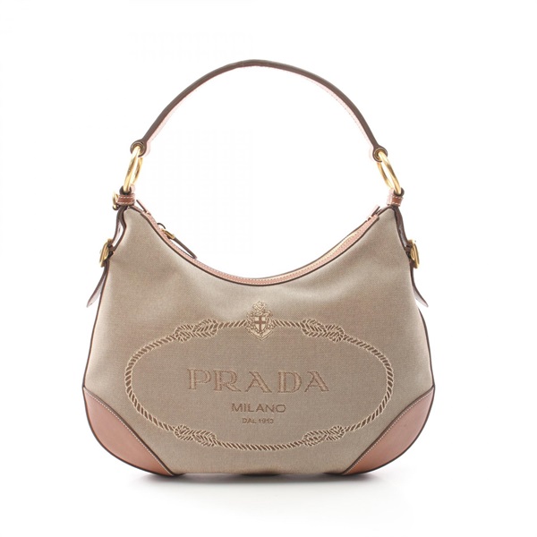 プラダ LOGO JACQUARD ショルダーバッグ バッグ レディース BR3430