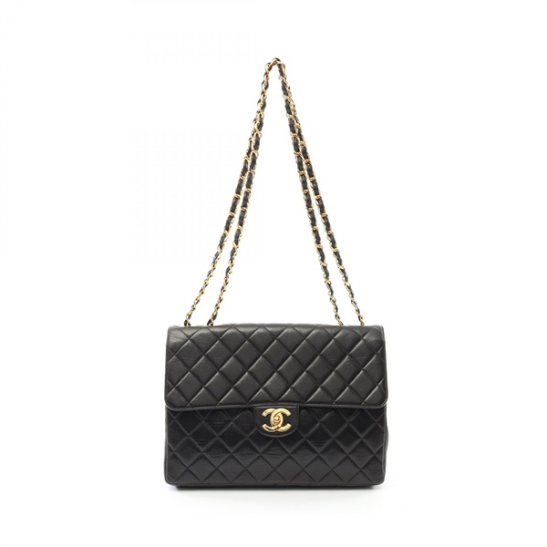 シャネル デカマトラッセ30 シングルフラップ ショルダーバッグ バッグ レディース A04412