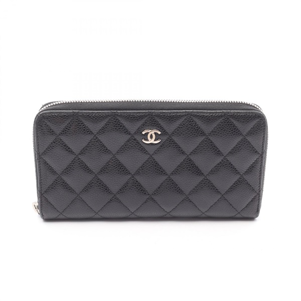 シャネル マトラッセ ラウンド長財布 財布 レディース