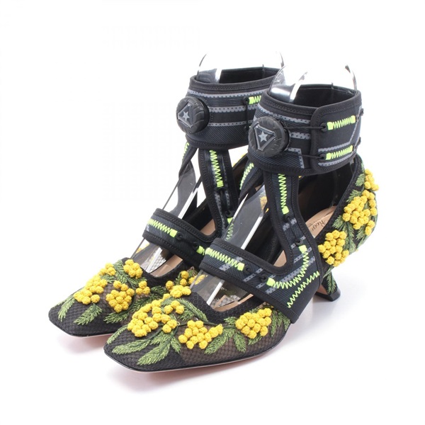 ディオール Christian Dior × Roger Vivier 62-22 ミモザ パンプス 靴 レディース