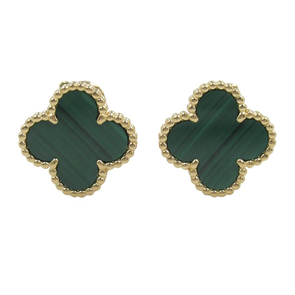 ヴァンクリーフ＆アーペル ヴィンテージアルハンブラ ピアス マラカイト ピアス ジュエリー レディース VCARO3QLOO