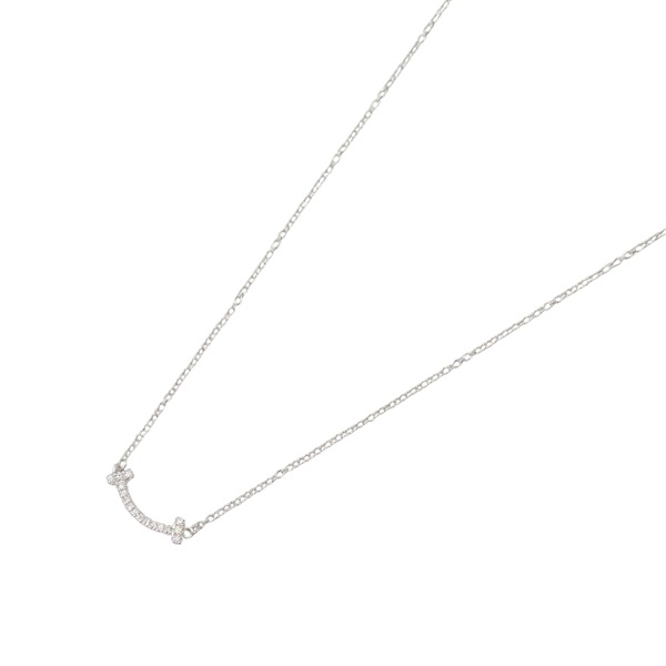 ティファニー Tスマイル ミニ ダイヤ ネックレス ネックレス ジュエリー レディース