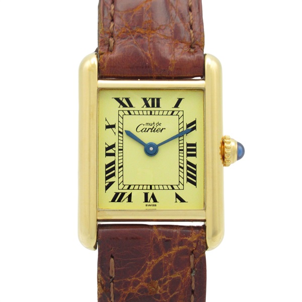 カルティエ マストタンク ヴェルメイユ 腕時計 時計 レディース 5057001