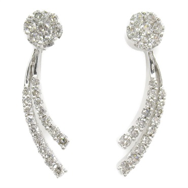 ジュエリー ダイヤモンド ピアス ピアス ジュエリー レディース ﾀﾞｲﾔ 3.0g