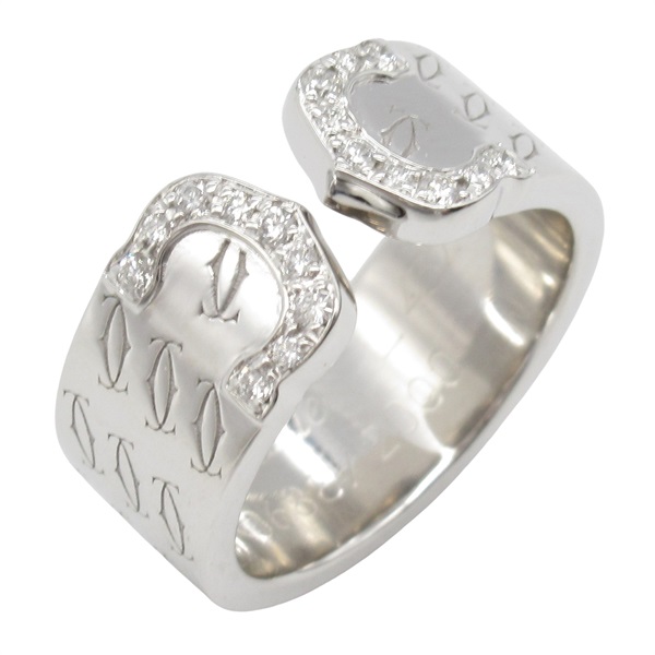 カルティエ 2Cリング ダイヤ  2000年Xmas限定 リング・指輪 ジュエリー レディース B4042349ﾀﾞｲﾔ