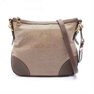 プラダ(PRADA)プラダ LOGO JACQUARD ロゴジャガード ショルダー