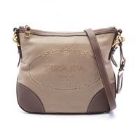プラダ(PRADA)プラダ LOGO JACQUARD ロゴジャガード ショルダーバッグ