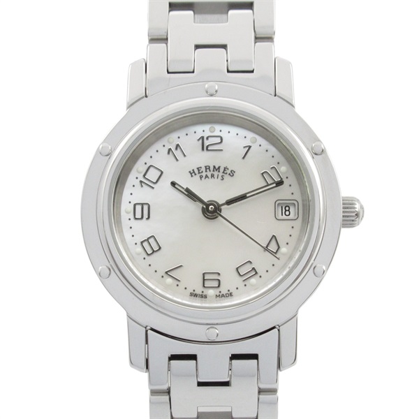 エルメス(HERMES)エルメス クリッパー ナクレ 腕時計 時計 レディース