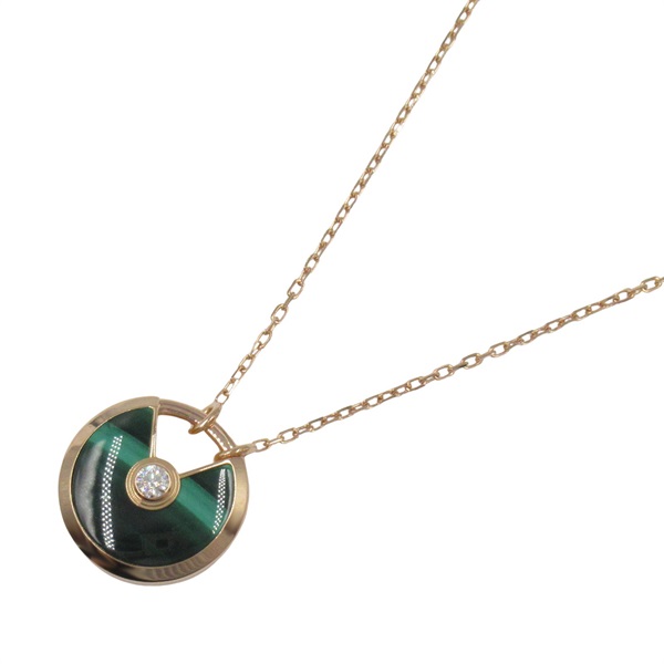 カルティエ(CARTIER)カルティエ アミュレット ネックレス マラカイト